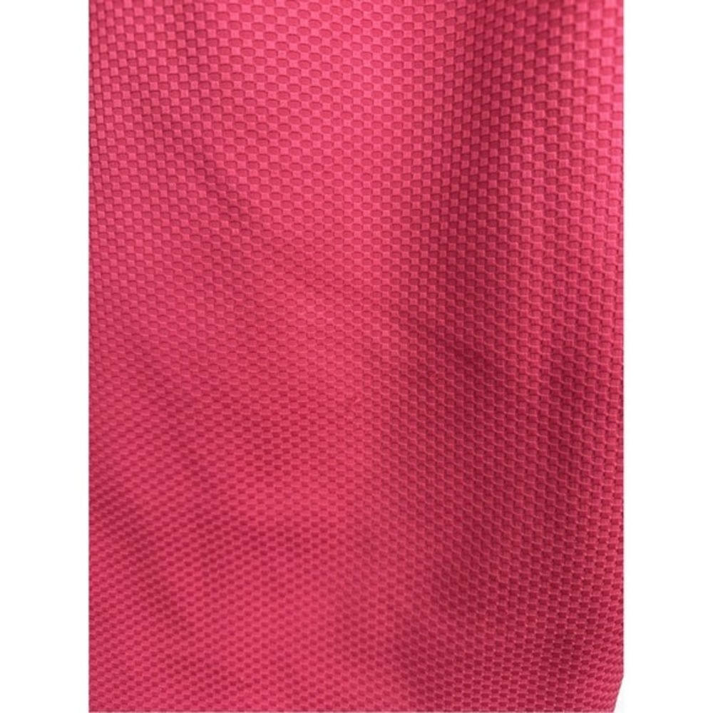 Tahari Arthur S. Levine Fuchsia Pink Textured Sheath Dress Belt Accents 10 - Picture 8 of 15